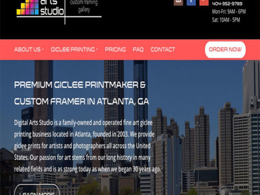 Digital Arts Studio Home Page
